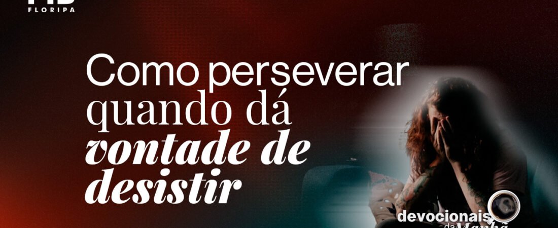 Devocional da manhã de 15 de maio | Você ainda pode continuar