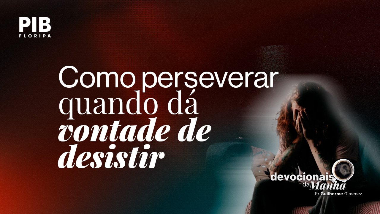 Devocional da manhã de 15 de maio | Você ainda pode continuar