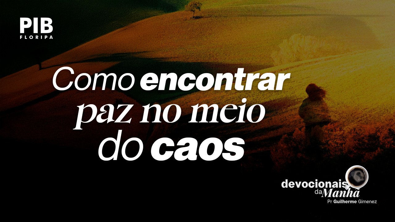 DEVOCIONAL DA MANHÃ DE 29/09/2026